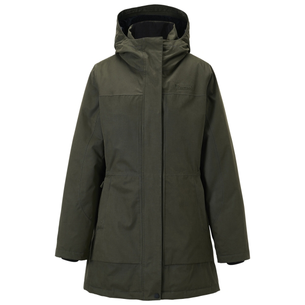 Damen Winter-Parka Padded oliv