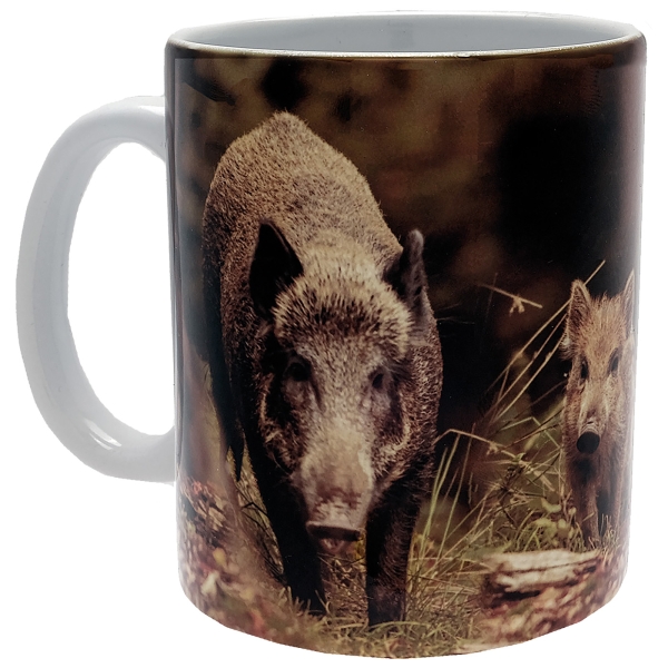 Tasse Wildschweine