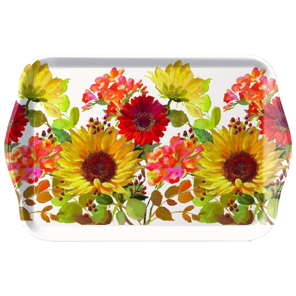 Tablett sunny flower 13x21cm