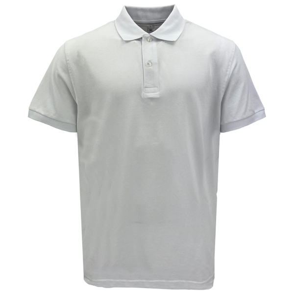 Poloshirt Cotton weiß