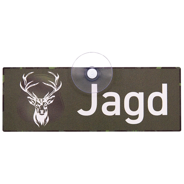 Autoschild Jagd