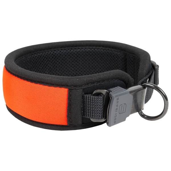 Hunde Neopren Halsung Comfort schwarz/orange