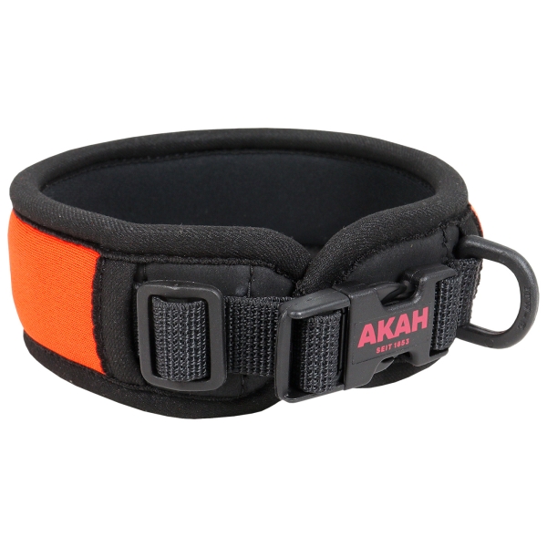 Hunde Neopren Halsung Comfort Standard schwarz/orange