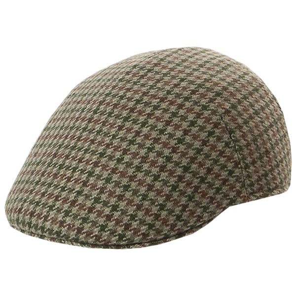 Flat Cap Karo beige/braun