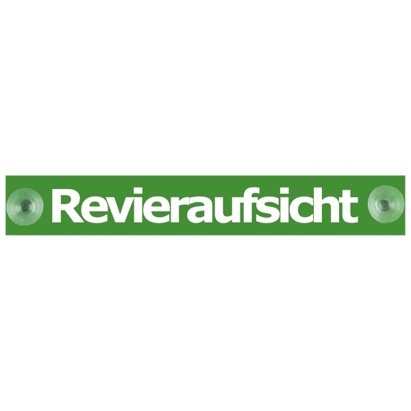 Hinweisschild Revieraufsicht