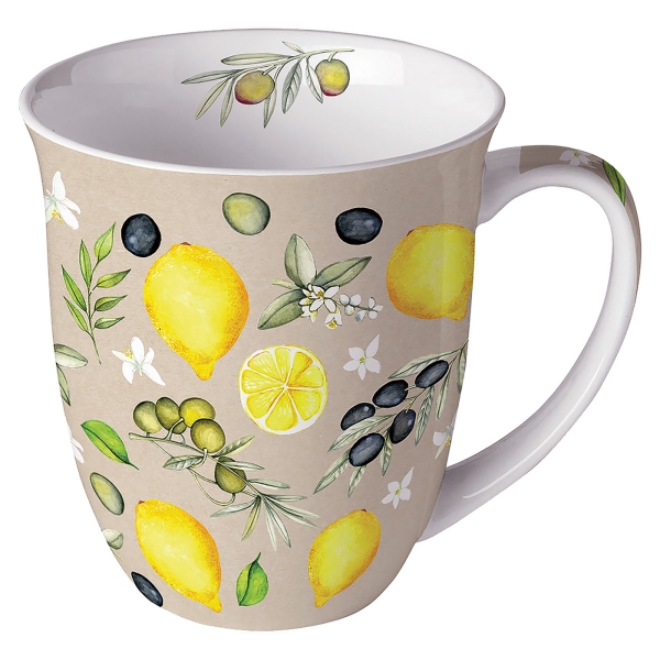 Tasse Zitrone/Olive