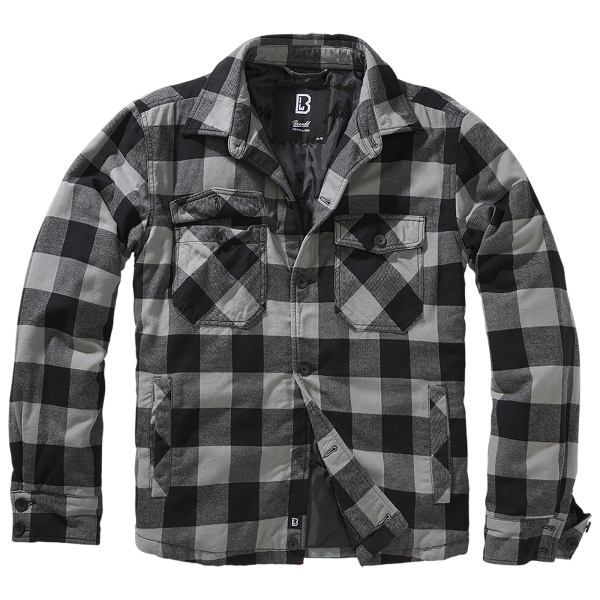 Jacke Lumber grau/schwarz