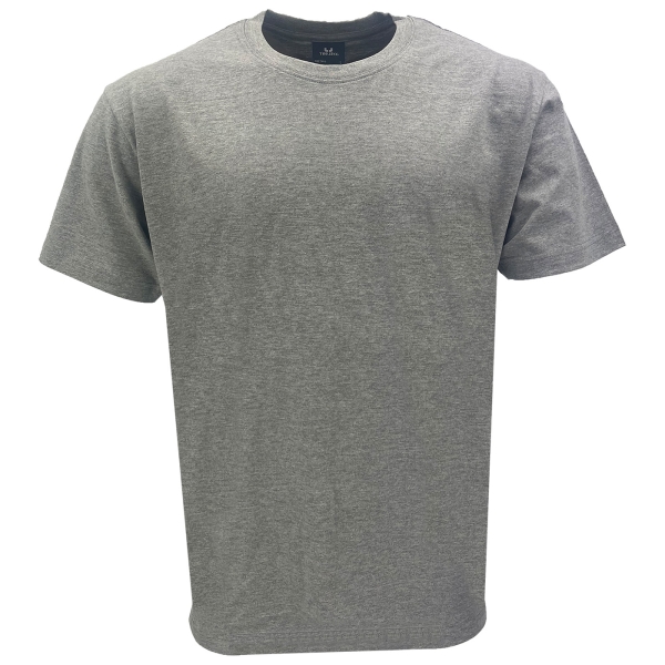 T-Shirt Bio-Baumwolle grau-melange