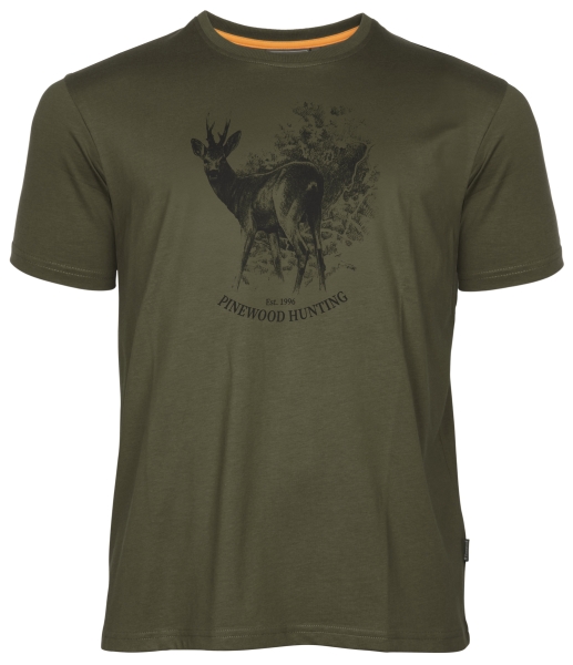 T-Shirt Rehwild oliv