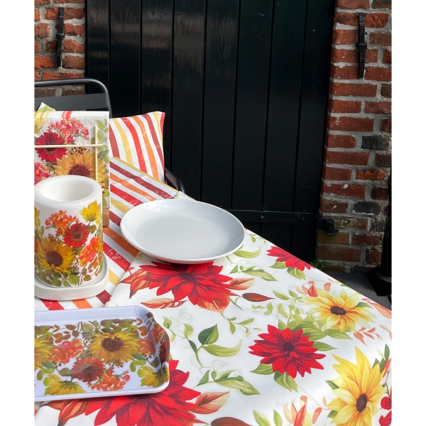 Tischdecke sunny flower 160cm rund